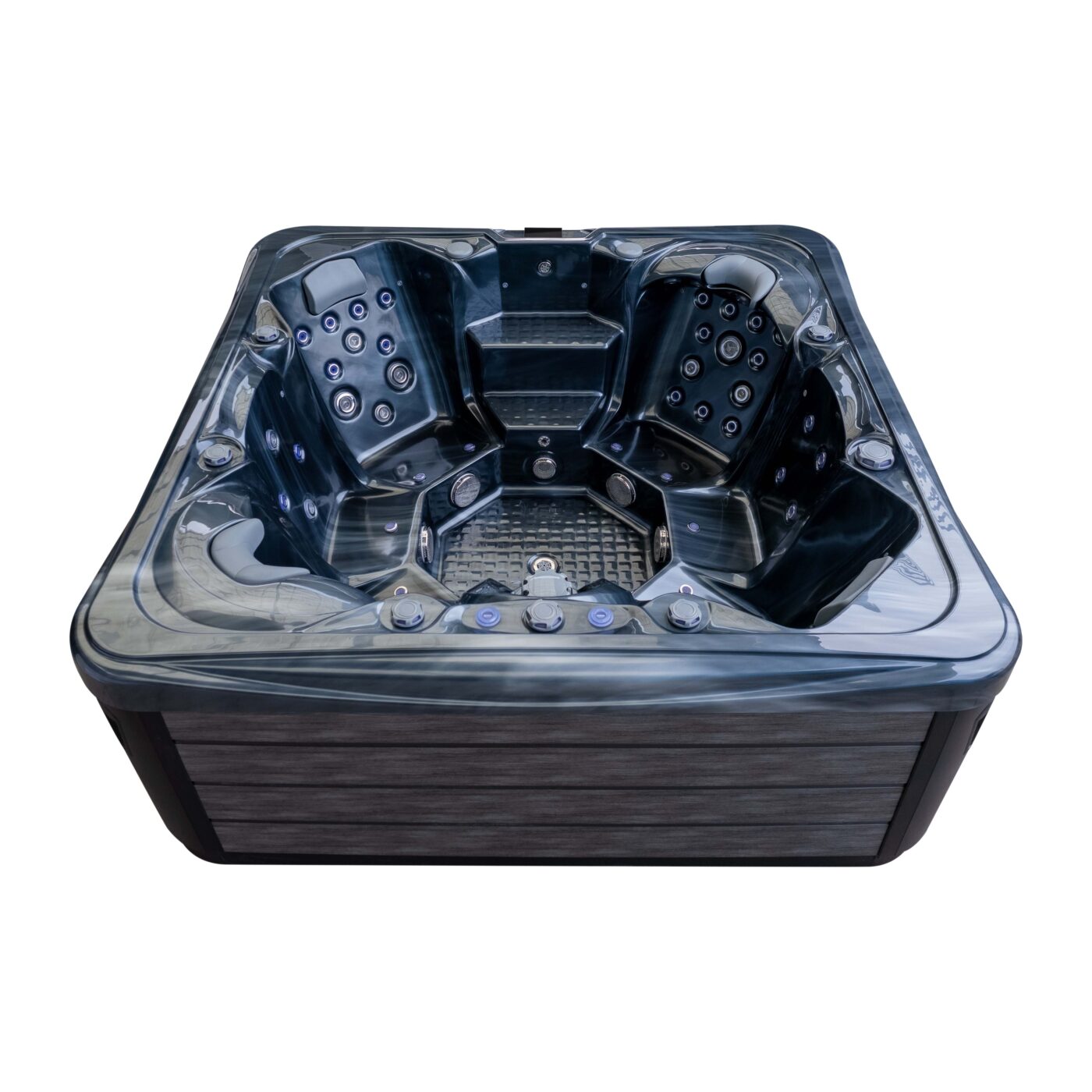 Platinum 14 Hot Tub — 7 Person 32A Elite Luxury Spa | Steam & Oak