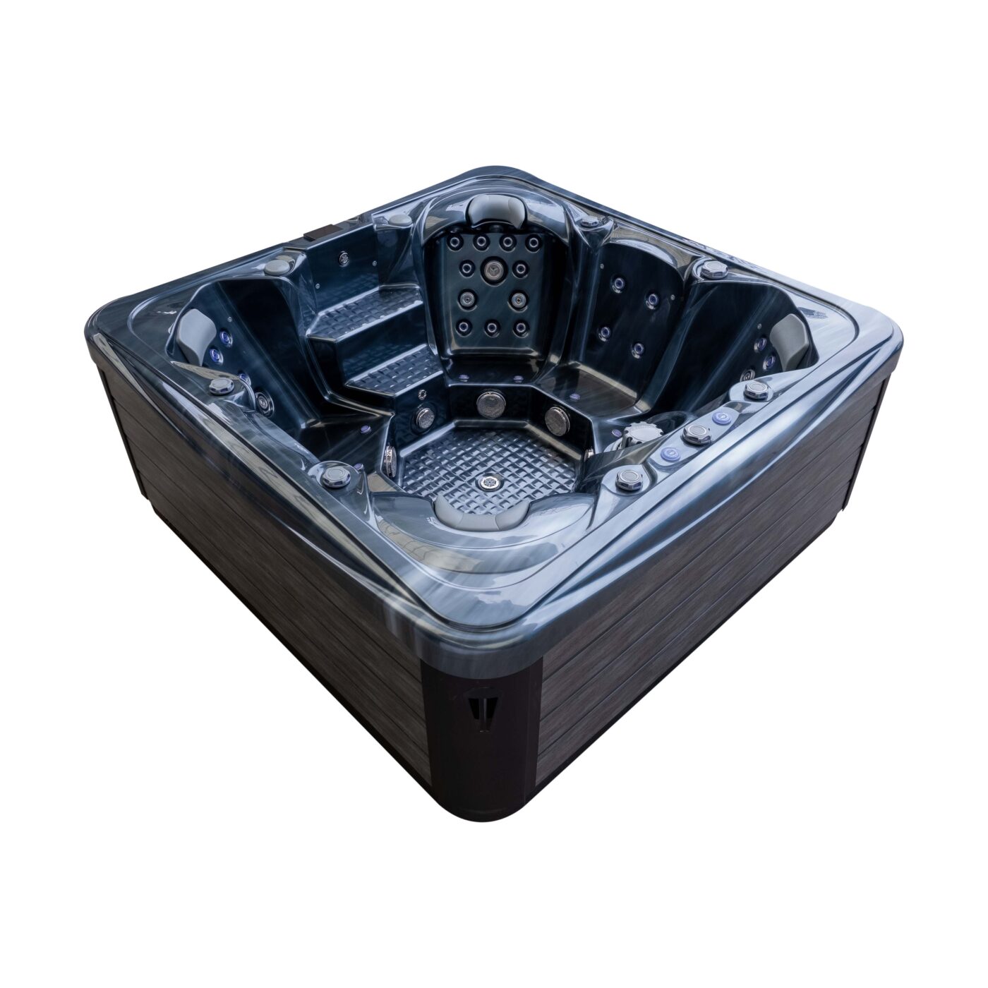 Platinum 14 Hot Tub — 7 Person 32A Elite Luxury Spa | Steam & Oak