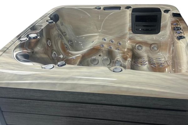 Platinum 6 Hot Tub — 7 Person 32A Performance Luxury Spa | Steam & Oak