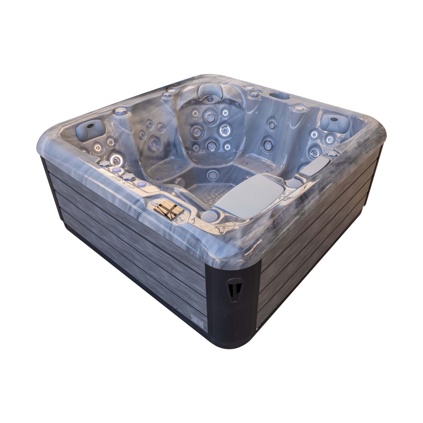 Platinum 6 Hot Tub — 7 Person 32A Performance Luxury Spa | Steam & Oak