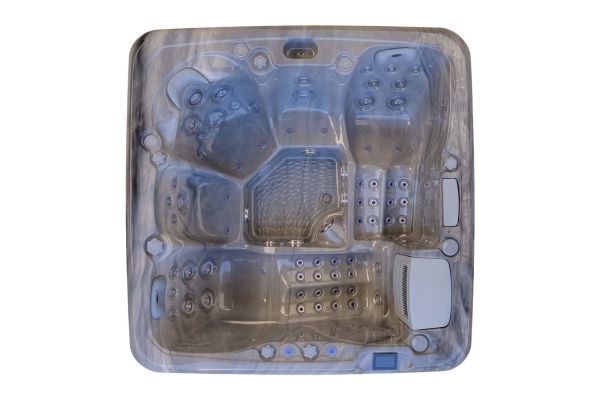 Platinum 6 Hot Tub — 7 Person 32A Performance Luxury Spa | Steam & Oak