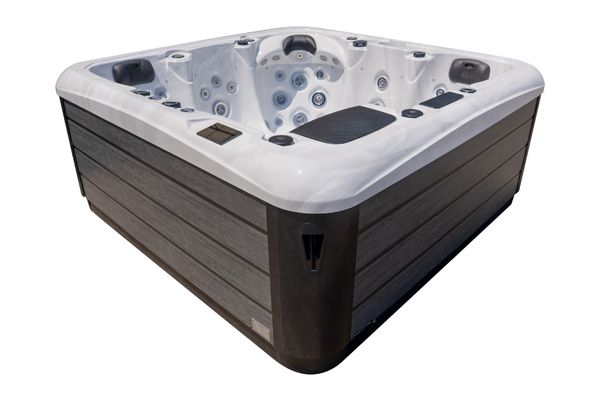 Platinum 6 Hot Tub — 7 Person 32A Performance Luxury Spa | Steam & Oak