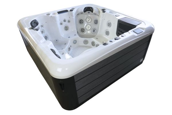 Platinum 7 Hot Tub — 6 Person 32A Performance Luxury Spa | Steam & Oak