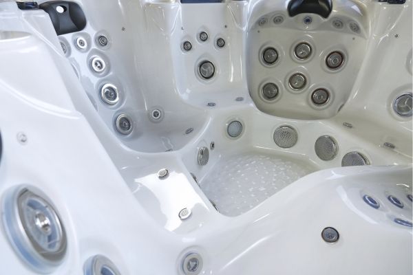 Platinum 7 Hot Tub — 6 Person 32A Performance Luxury Spa | Steam & Oak