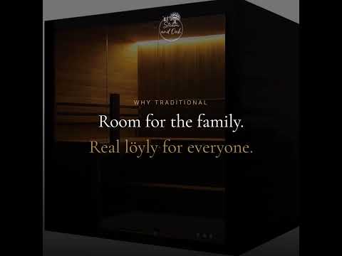 Hekla Traditional 210X indoor sauna — video