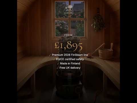 FinSteam Aurora 81 premium off-grid gas sauna heater — video