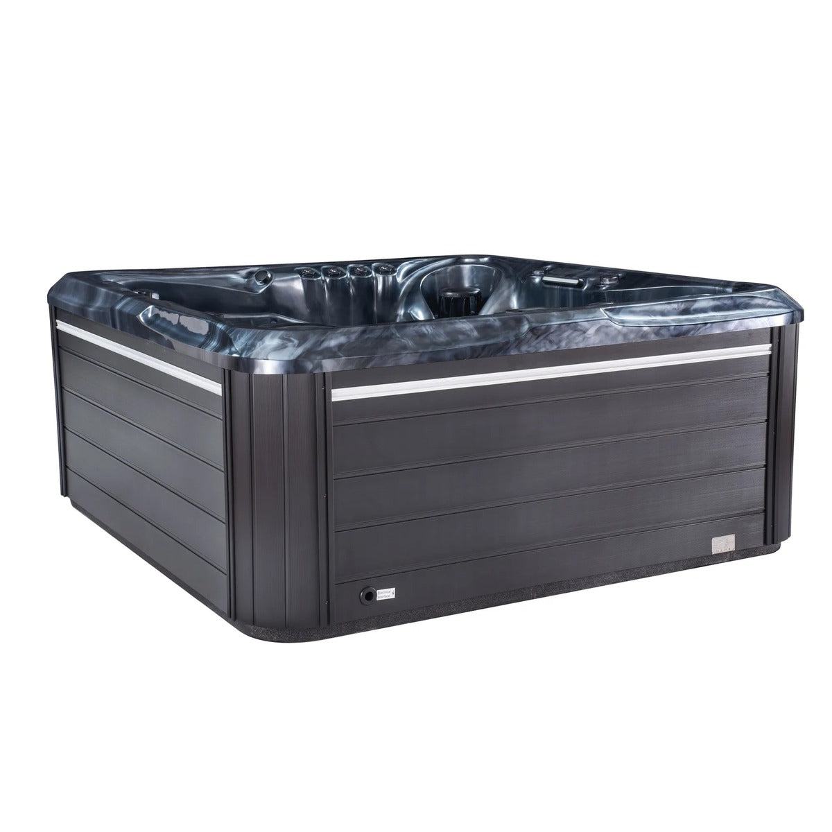 Social Pro 5 Hot Tub — 5 Person 32A Premium Spa with Dual Loungers | Steam & Oak