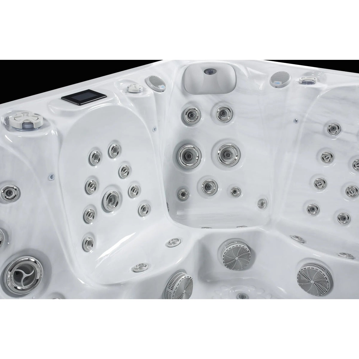 Social Pro 5 Hot Tub — 5 Person 32A Premium Spa with Dual Loungers | Steam & Oak