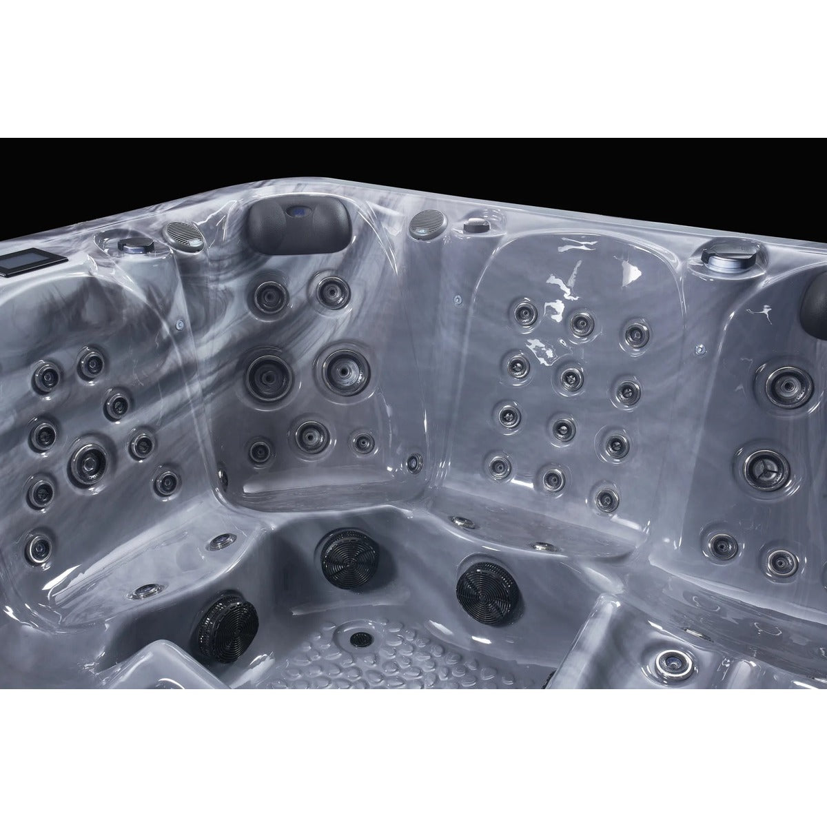 Social Pro 5 Hot Tub — 5 Person 32A Premium Spa with Dual Loungers | Steam & Oak