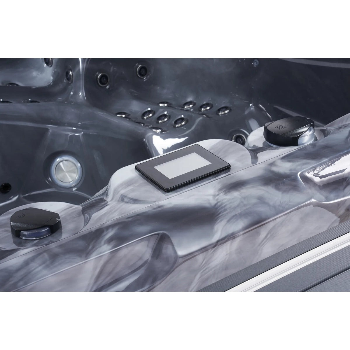 Social Pro 5 Hot Tub — 5 Person 32A Premium Spa with Dual Loungers | Steam & Oak