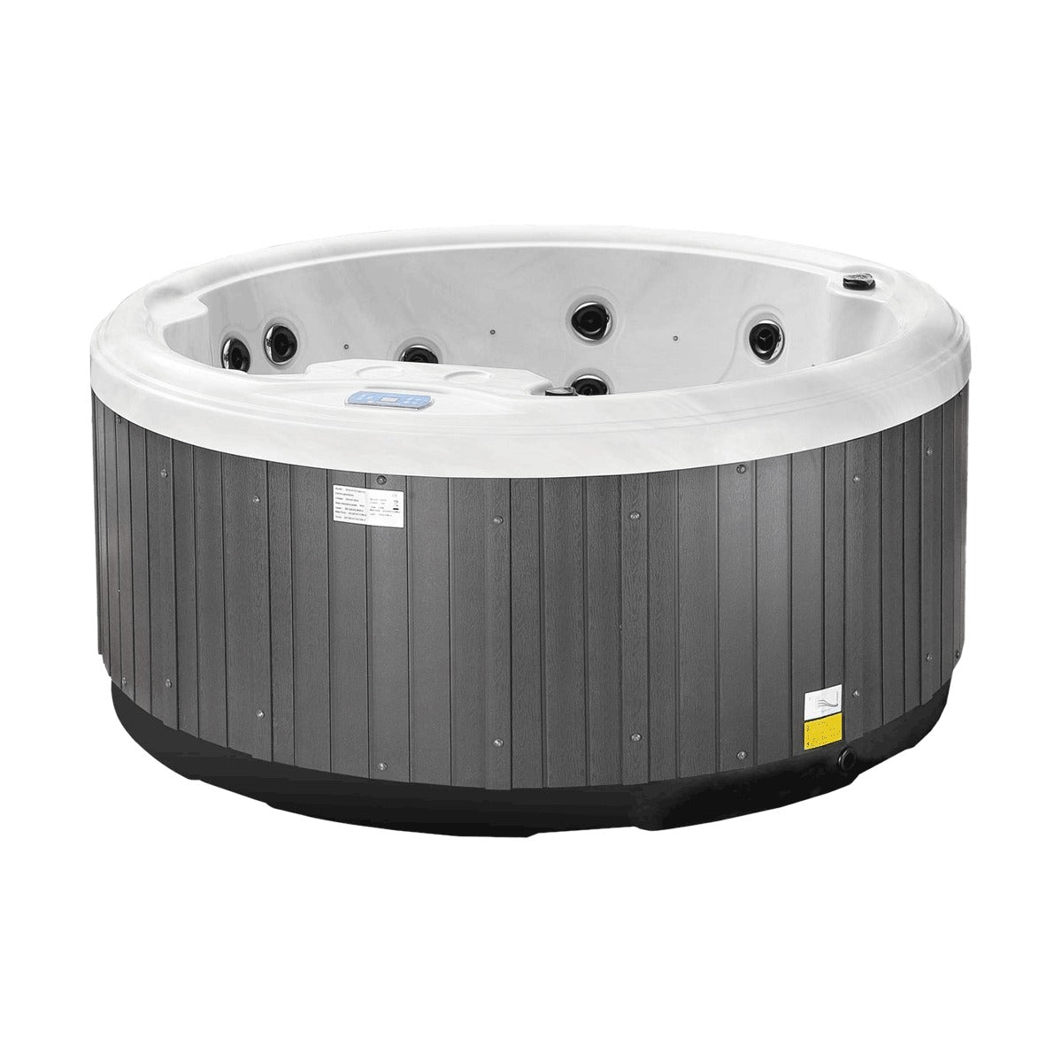 Solaris Party 7 Plug & Play Hot Tub — 7 Person Party Spa | Steam & Oak