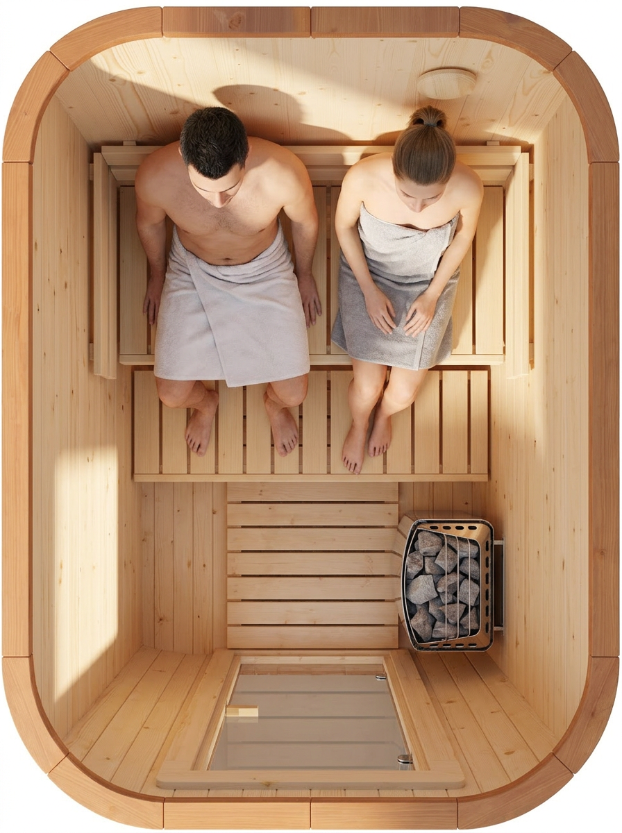 Steam & Oak Pod Sauna 1.6m