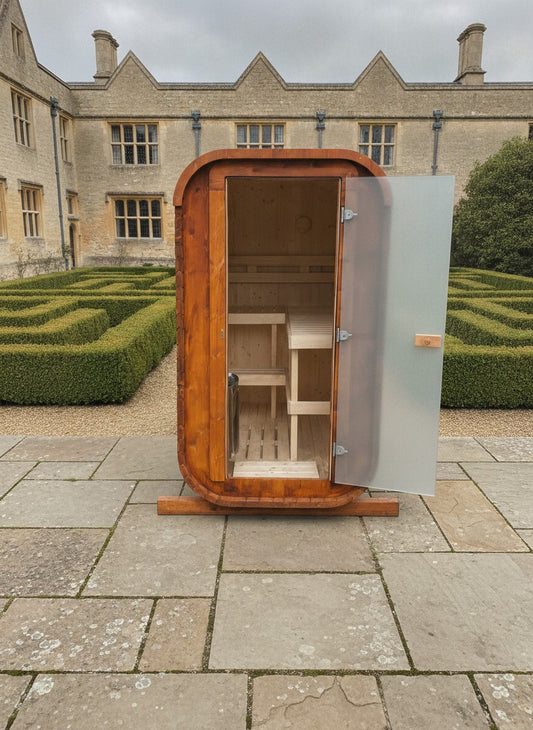 Steam & Oak Gas Sauna Pod 2.4m (Electric Option)