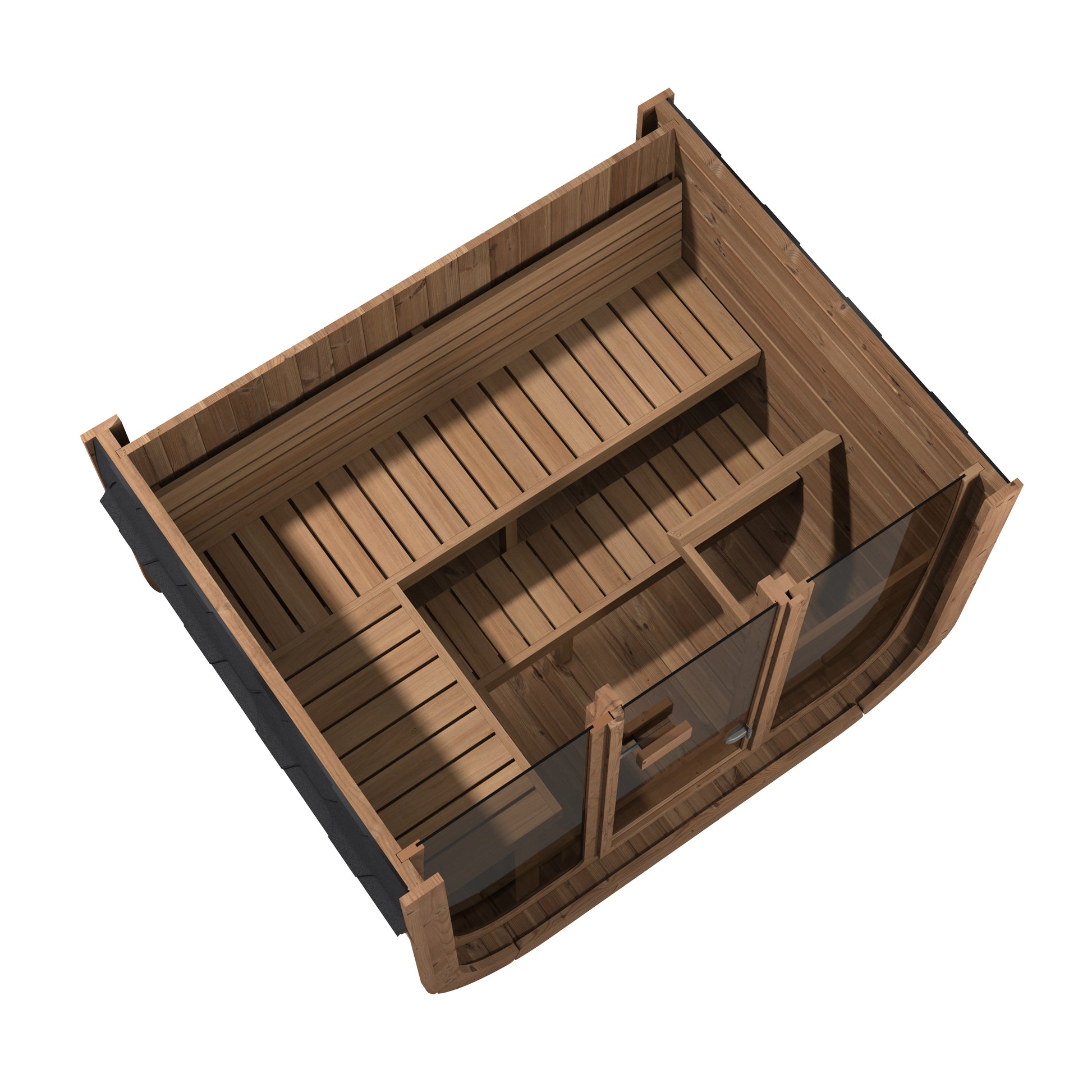 Steam & Oak Tallin 160 thermowood outdoor sauna, view 6