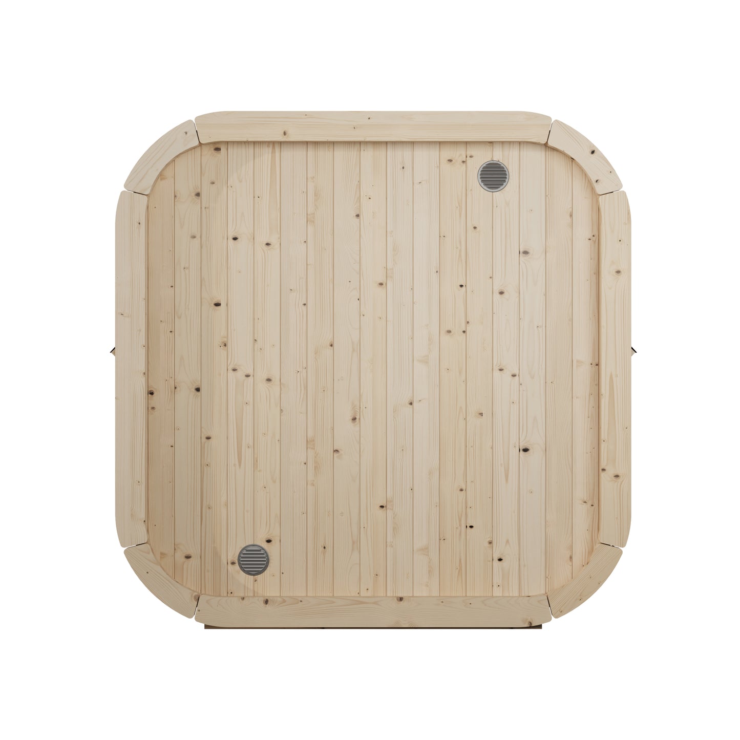 Steam & Oak Tallin 250 outdoor cube sauna in Nordic spruce, view 4
