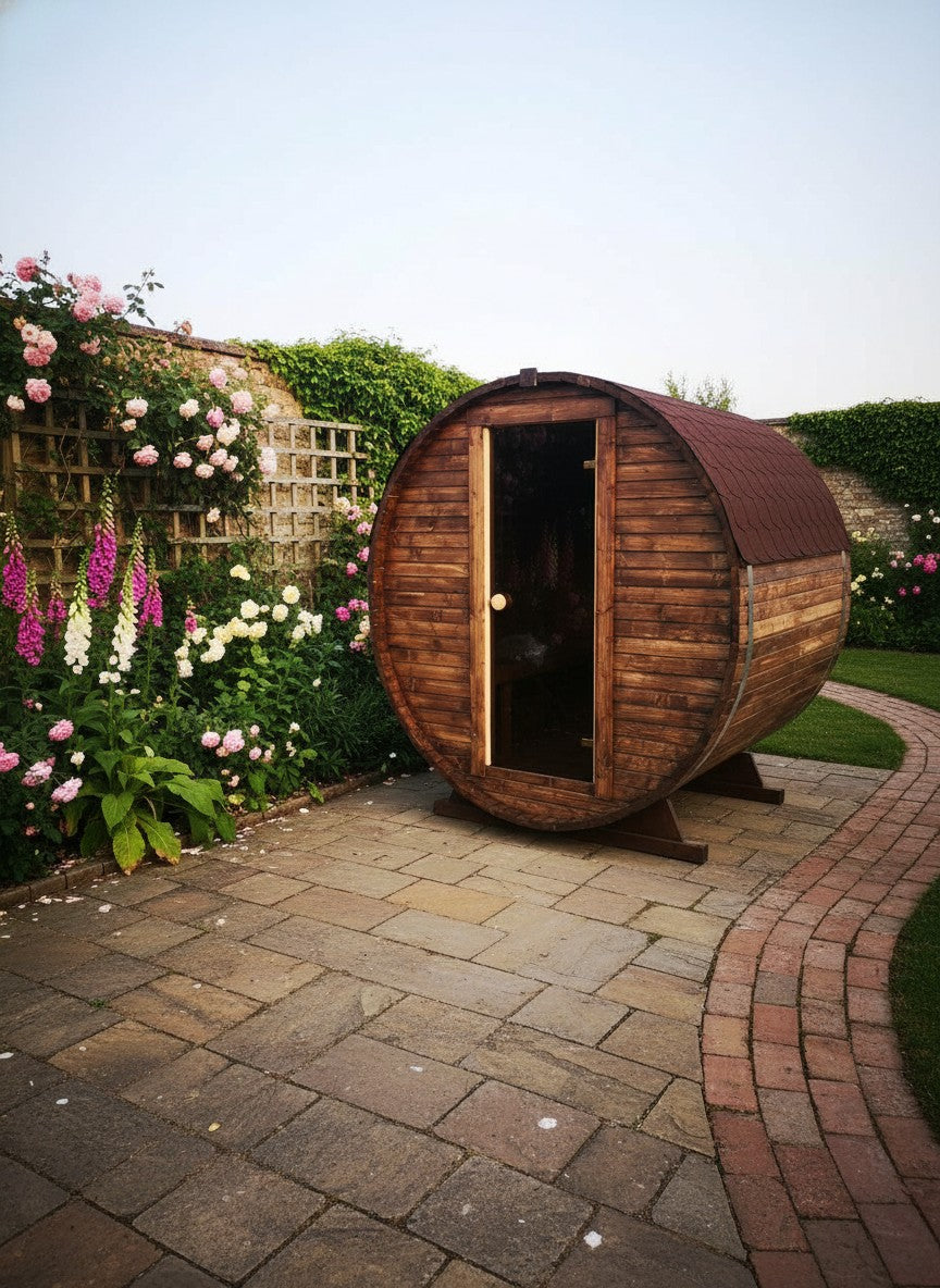 Steam & Oak Barrel Sauna 1.8m