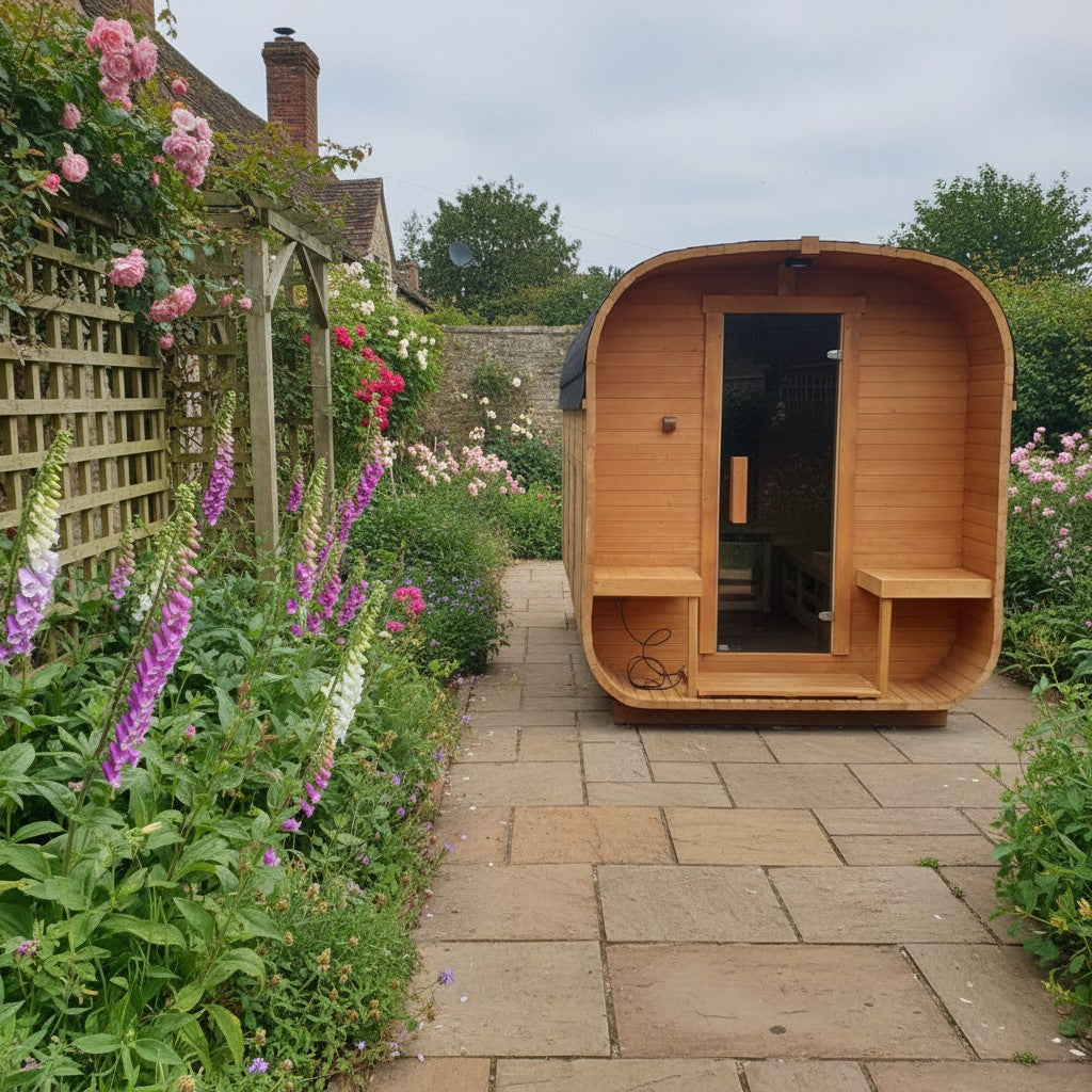 Steam & Oak Cube Sauna 3.4m Premium L-Bench